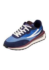 Buty do chodzenia męskie Fila Reggio. Kolor: niebieski. Materiał: guma, skóra, tkanina, materiał, syntetyk. Sport: turystyka piesza