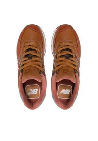 New Balance Sneakersy ML574OMA Brązowy. Kolor: brązowy. Materiał: skóra. Model: New Balance 574 #5