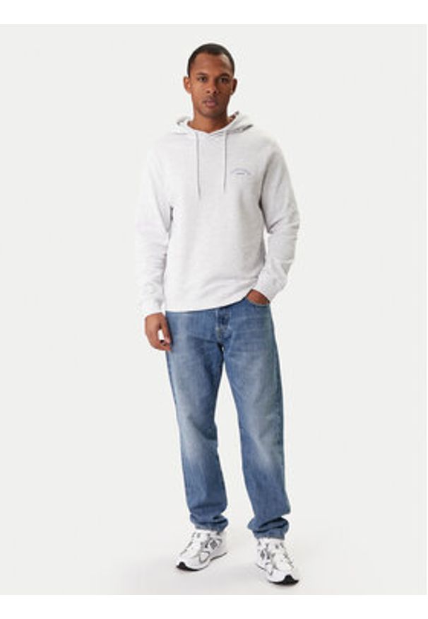 Jack & Jones Bluza College Logo 12288362 Szary Regular Fit. Kolor: szary. Materiał: bawełna