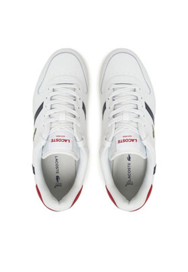 Lacoste Sneakersy 7-48SMA0094 Biały. Kolor: biały. Materiał: skóra