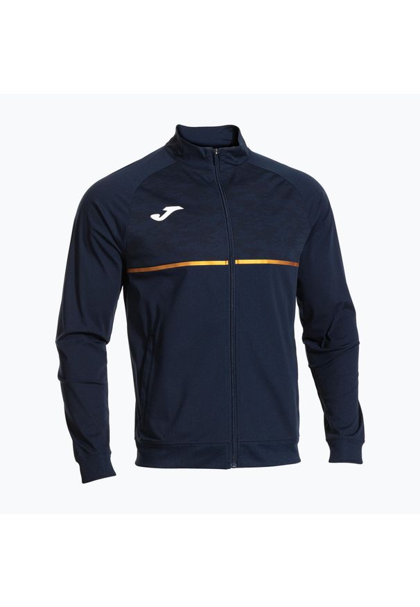 Bluza do biegania męska Joma Record III Full Zip. Kolor: niebieski