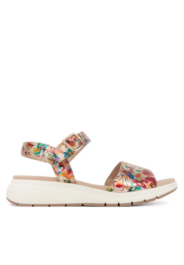 Sandały Caprice. Wzór: kolorowy