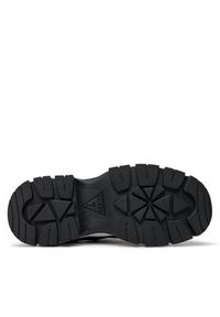 Guess Sneakersy Brecky FLPBRE ELE12 Czarny. Kolor: czarny. Materiał: materiał