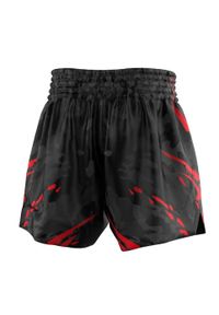 Spodenki Muay Thai męskie EXTREME HOBBY BLACK PANTHER. Kolor: czerwony, czarny, wielokolorowy. Materiał: poliester