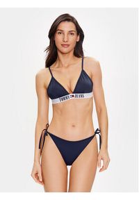 Tommy Jeans Dół od bikini UW0UW04588 Granatowy. Kolor: niebieski. Materiał: syntetyk