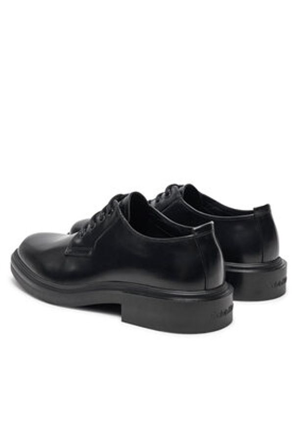 Calvin Klein Półbuty Postman Derby HM0HM01837 Czarny. Kolor: czarny. Materiał: skóra
