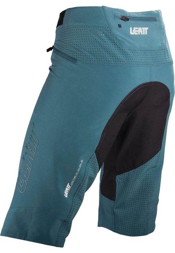 Spodenki rowerowe LEATT Shorts MTB Gravity 4.0. Kolor: zielony, niebieski, wielokolorowy. Sport: kolarstwo