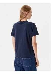 Calvin Klein Jeans T-Shirt Hero Classic LV047B865G Granatowy Regular Fit. Kolor: niebieski. Materiał: bawełna #5
