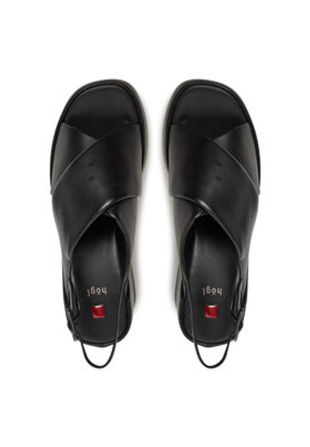 HÖGL Sandały Lucie 9-102500 Czarny. Kolor: czarny. Materiał: skóra