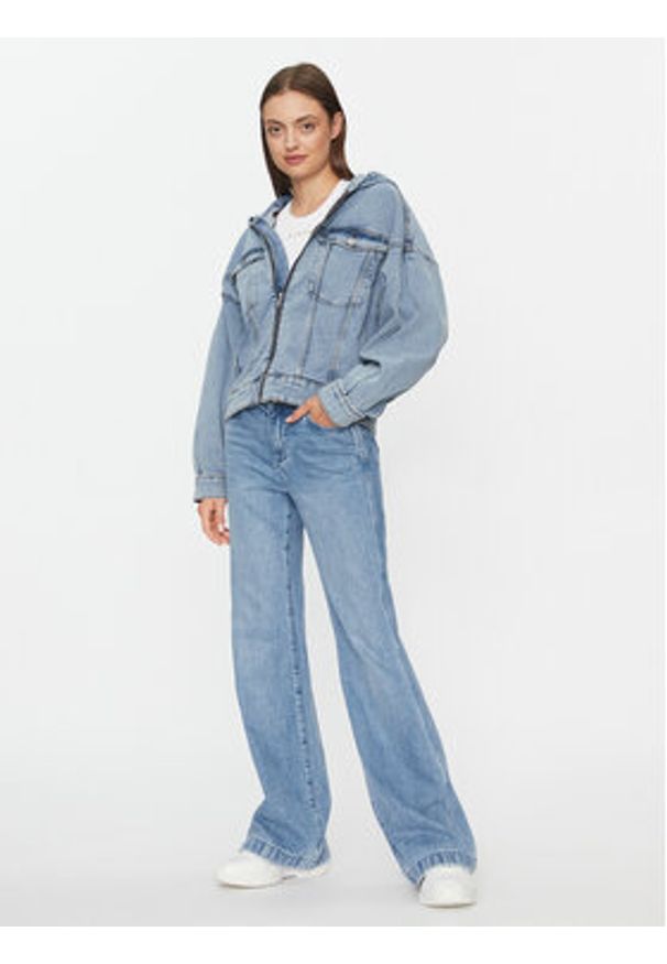 Noisy may - Noisy May Kurtka jeansowa Alviva 27028452 Niebieski Relaxed Fit. Kolor: niebieski. Materiał: bawełna