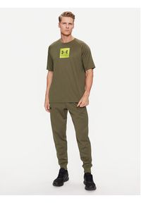 Under Armour T-Shirt Ua Tech Prt Fill Ss 1380785 Khaki Loose Fit. Kolor: brązowy. Materiał: syntetyk #2