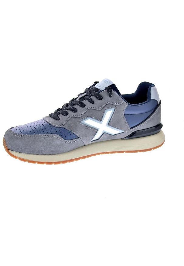 Munich - Buty MUNICH DASH PREMIUM 258 Szary. Kolor: szary. Materiał: skóra, tkanina