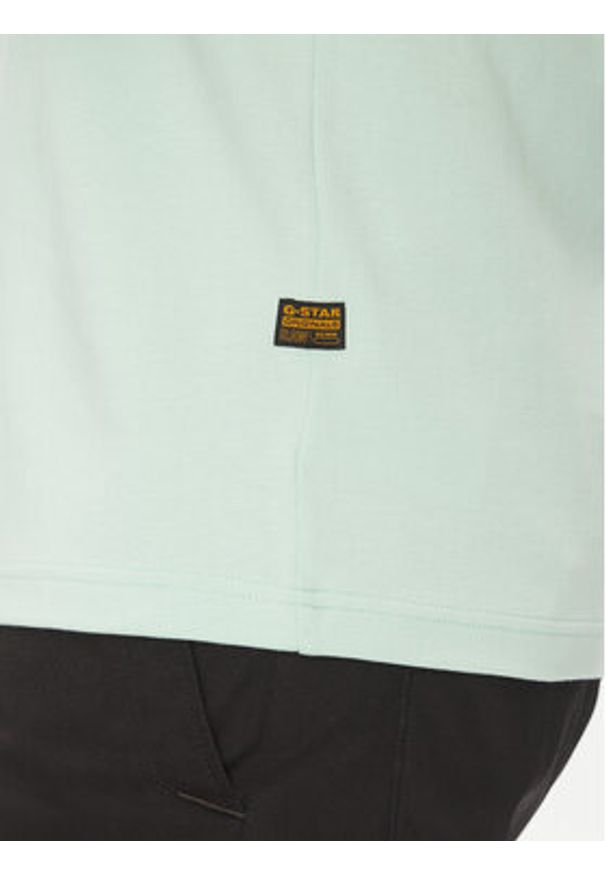 G-Star RAW - G-Star Raw T-Shirt Old Skool D25967-C812 Zielony Regular Fit. Kolor: zielony. Materiał: bawełna