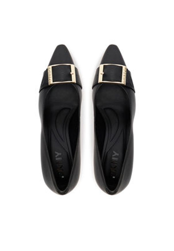 DKNY Szpilki K3544717 Czarny. Kolor: czarny. Materiał: skóra. Obcas: na szpilce