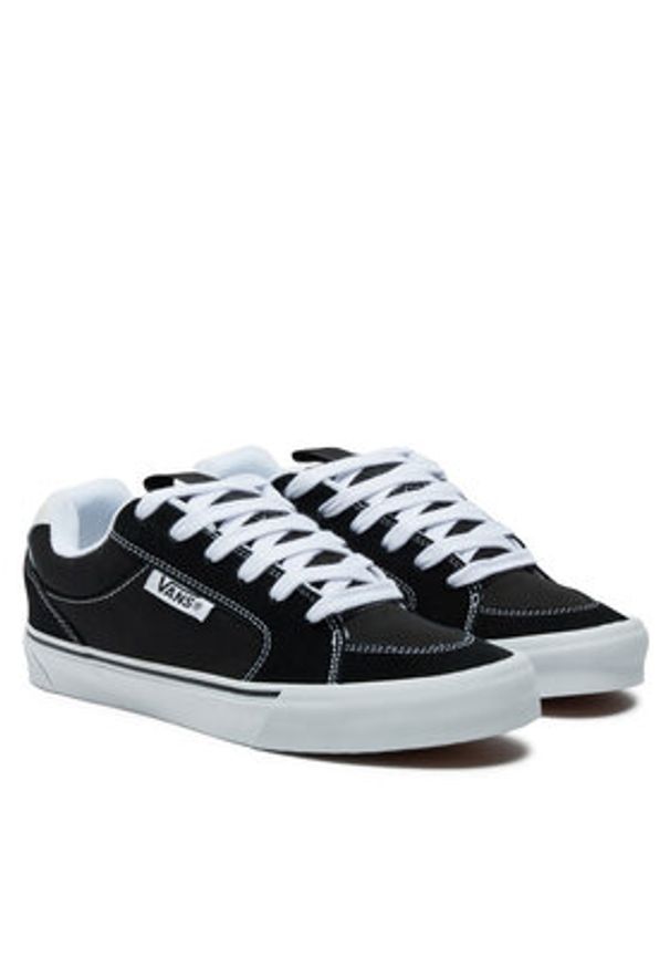 Vans Tenisówki Chukka Push VN000CZWBZW1 Czarny. Kolor: czarny. Materiał: skóra, zamsz