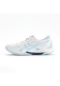 Asics - Chaussures pour Sport d'intérieur Femme, Gel Rocket 12 bleu blanc. Materiał: mesh