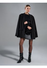 Sinsay - Spódnica mini - czarny. Kolor: czarny #1