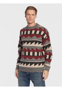 !SOLID - Solid Sweter 21107337 Kolorowy Casual Fit. Okazja: na co dzień. Materiał: wiskoza. Wzór: kolorowy. Styl: casual
