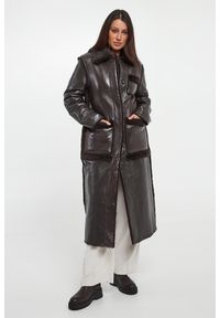 Płaszcz damski skórzany dwustronny DIEGO M. Materiał: skóra #1