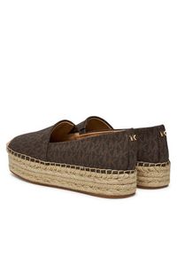 MICHAEL Michael Kors Espadryle Lynn 40S5LYFP1B Brązowy. Kolor: brązowy. Materiał: skóra