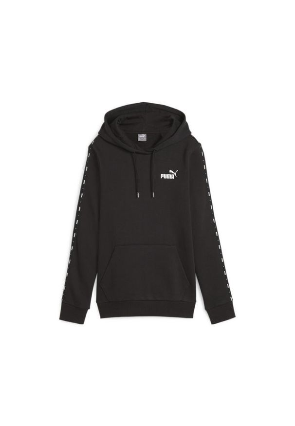 Bluzy sportowa damska Puma Ess Tape. Typ kołnierza: kaptur. Kolor: czarny