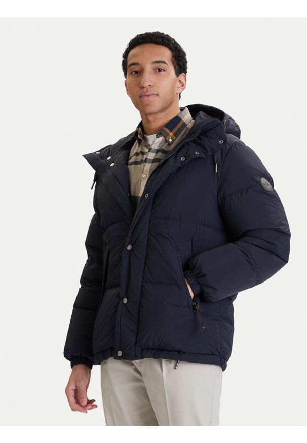 GANT - Gant Kurtka puchowa 7006567 Granatowy Regular Fit. Kolor: niebieski. Materiał: syntetyk