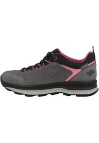 Hanwag - Blueridge Low Lady ES - wodoodporne buty turystyczne - szary. Zapięcie: sznurówki. Kolor: szary. Materiał: materiał, tkanina, syntetyk. Szerokość cholewki: normalna. Sport: turystyka piesza