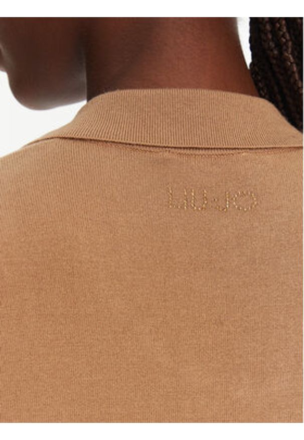 Liu Jo Sweter WA5222 MS49I Brązowy Regular Fit. Kolor: brązowy. Materiał: wiskoza