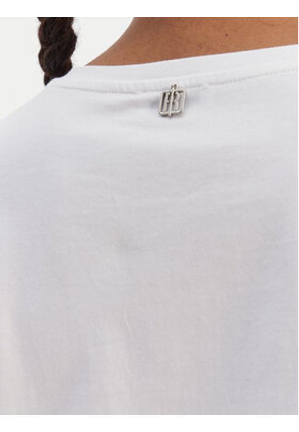 Fracomina Bluzka FR26ST3039J40001 Écru Regular Fit. Kolor: kremowy. Materiał: bawełna