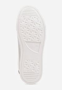 Renee - Biało-Czarne Trampki o Klasycznym Fasonie na Platformie Opheme. Okazja: na spacer, na co dzień. Kolor: biały. Obcas: na platformie. Styl: klasyczny #3