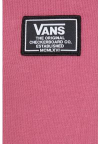 Vans bluza bawełniana damska kolor fioletowy z kapturem z aplikacją. Typ kołnierza: kaptur. Kolor: fioletowy. Materiał: bawełna. Wzór: aplikacja #5