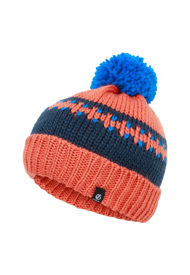 DARE 2B - Dziecięca Czapka Boffin. Kolor: niebieski, wielokolorowy, pomarańczowy. Sezon: zima. Styl: sportowy