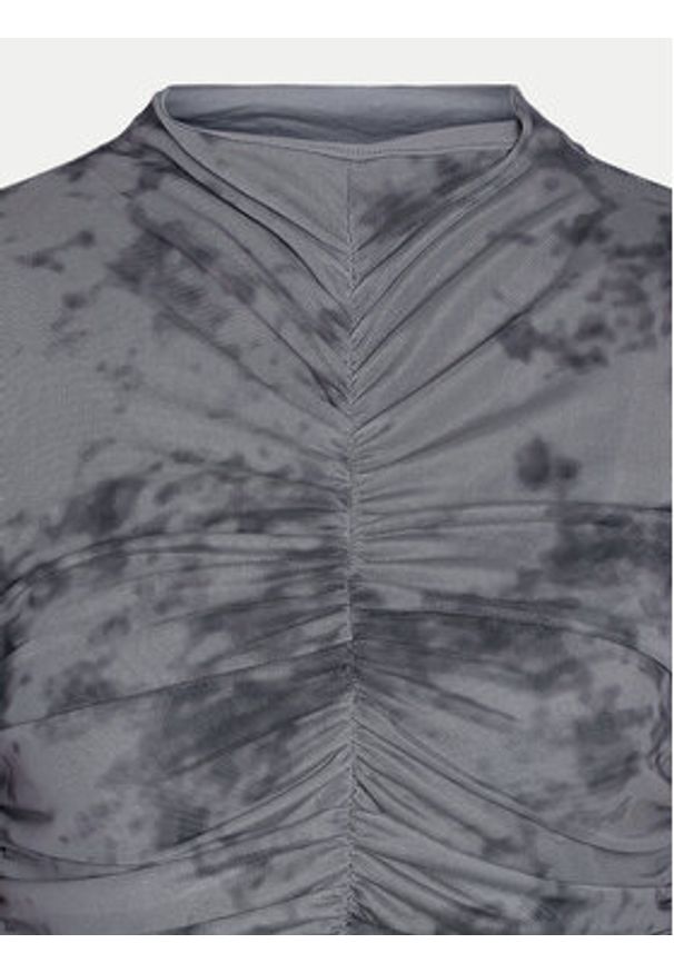 Noisy may - Noisy May Bluzka Iggy 27031592 Szary Slim Fit. Kolor: szary. Materiał: syntetyk