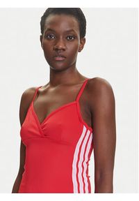Adidas - adidas Top Seasonal Essentials 3-Stripes JM1910 Czerwony Slim Fit. Kolor: czerwony. Materiał: syntetyk #5