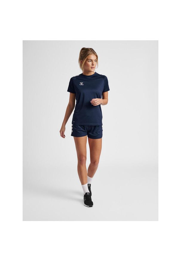 Hummel Core XK Poly T-Shirt S/S Woman. Kolor: niebieski. Długość rękawa: krótki rękaw. Długość: krótkie