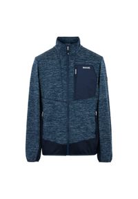 Regatta - Męska Bluza Polarowa Baslinn. Kolor: niebieski. Materiał: polar. Styl: sportowy. Sport: turystyka piesza #1