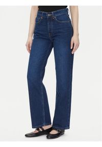 Pepe Jeans Jeansy Robyn PL204901 Niebieski Straight Fit. Kolor: niebieski
