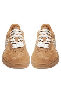 Kappa Sneakersy CEO-FC-24880H Brązowy. Kolor: brązowy. Materiał: zamsz, skóra #5