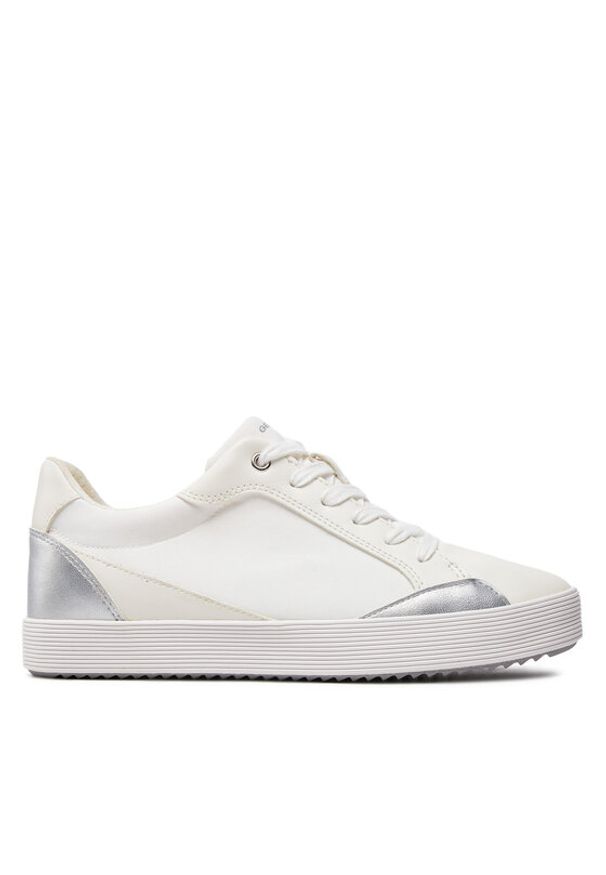Geox Sneakersy D Blomiee D456HE 0FU54 C1Z1R Biały. Kolor: biały. Materiał: skóra