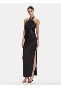 Fracomina Sukienka wieczorowa FQ25SD3002W798T4 Czarny Slim Fit. Kolor: czarny. Materiał: syntetyk. Styl: wizytowy #1