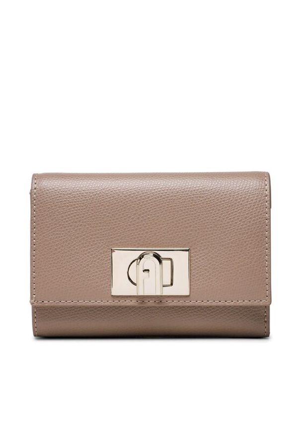 Furla Duży Portfel Damski 1927 WP00225-ARE000-1257S-1-007-20-CN-P Beżowy. Kolor: beżowy. Materiał: skóra