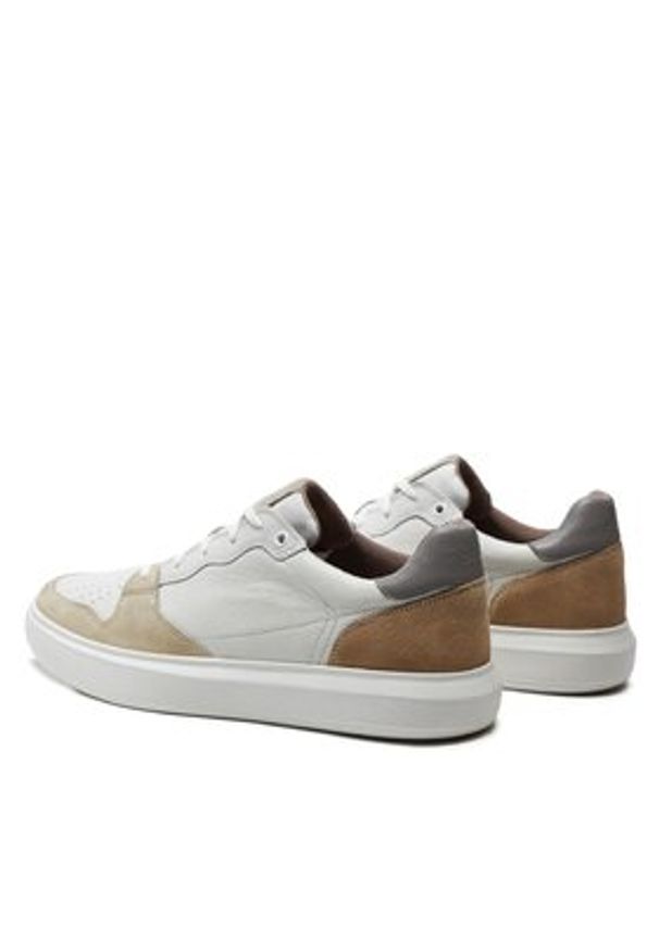 Geox Sneakersy U Deiven U455WB 04722 C0118 Biały. Kolor: biały. Materiał: skóra