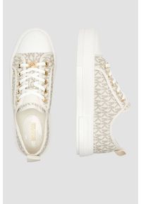 Michael Kors - MICHAEL KORS Białe logowane trampki damskie, Rozmiar 41. Okazja: na co dzień. Kolor: biały. Styl: casual, elegancki, klasyczny #2