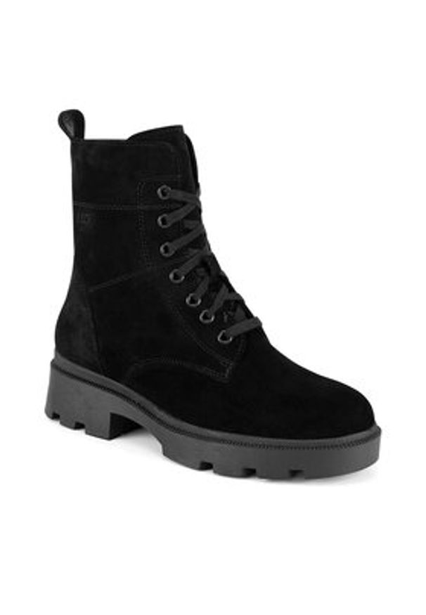 Lasocki Trzewiki ARC-DOMINA-03 Czarny. Kolor: czarny. Materiał: skóra, zamsz