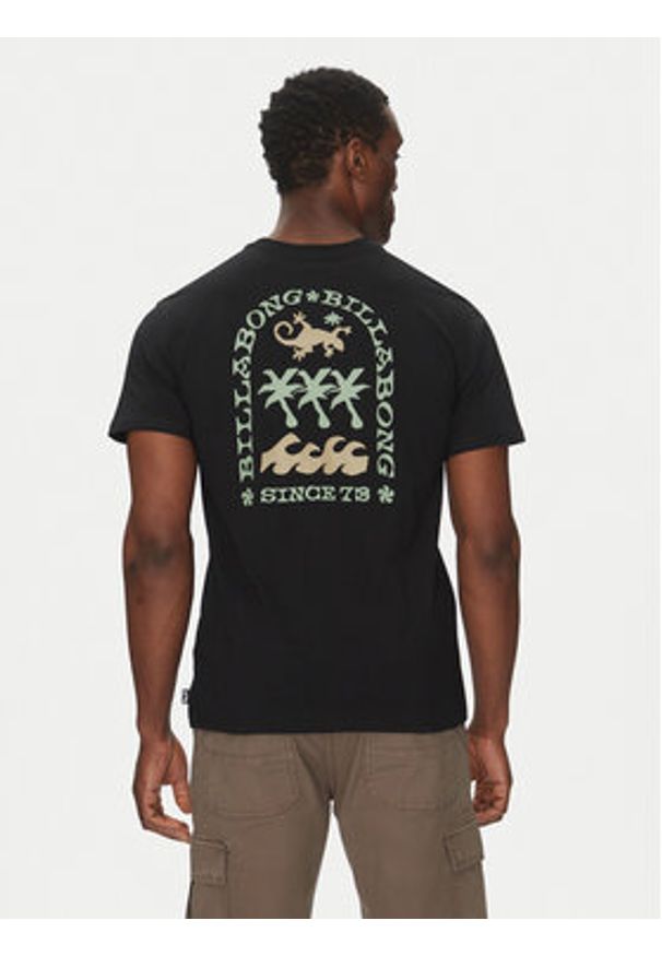 Billabong T-Shirt EBYZT00308 Czarny Regular Fit. Kolor: czarny. Materiał: bawełna