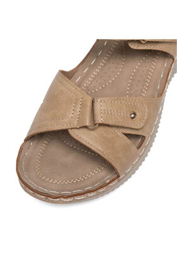 Clara Barson Sandały WYL0510-21 Beżowy. Kolor: beżowy. Materiał: syntetyk