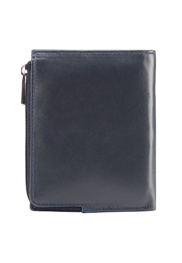 Wittchen - Portfel ze skóry z zapięciem UNISEX. Materiał: skóra