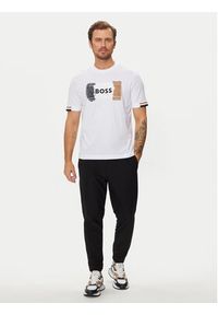 BOSS - Boss T-Shirt Open 50531795 Biały Regular Fit. Kolor: biały. Materiał: bawełna