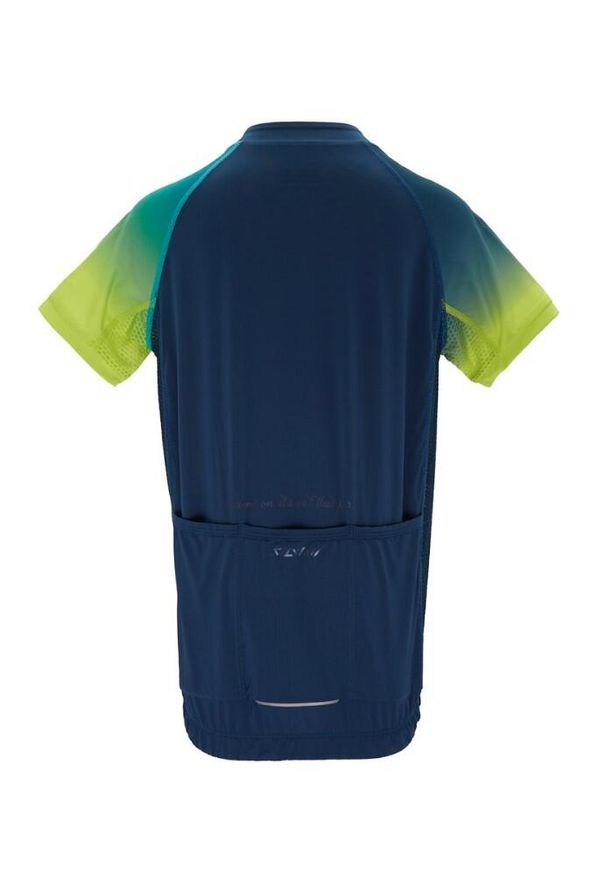 Koszulka rowerowa dziecięca Silvini Junior Jersey Mazzani CD2284. Kolor: zielony, niebieski, wielokolorowy. Materiał: jersey