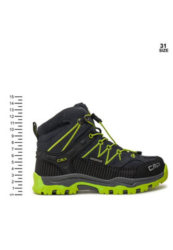 CMP Trekkingi Rigel Mid Wp 3Q12944 Czarny. Kolor: czarny. Materiał: materiał. Sport: turystyka piesza
